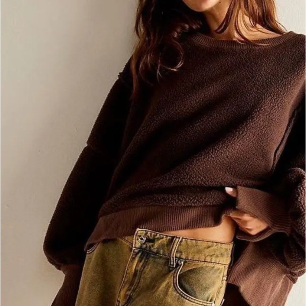 FREE PEOPLE Cozy Camden Sweatshirt 
SZ: XS